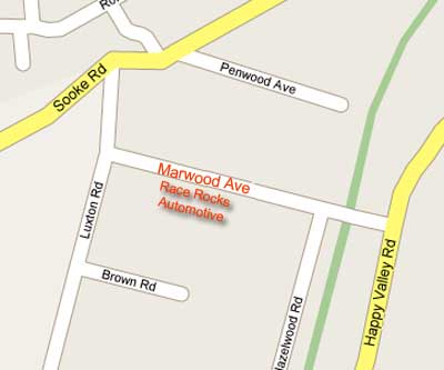 Race Rocks Auto Repair location map